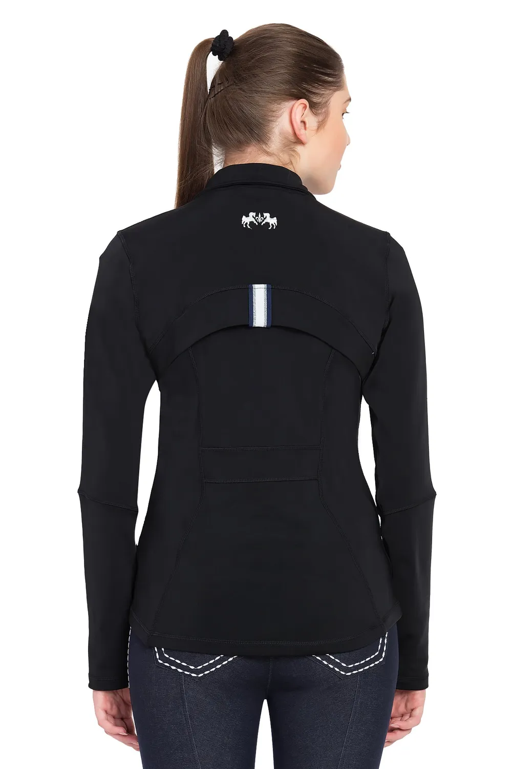 Equine Couture Lacey Ultra Light wedstrijdjasje zwart ademend