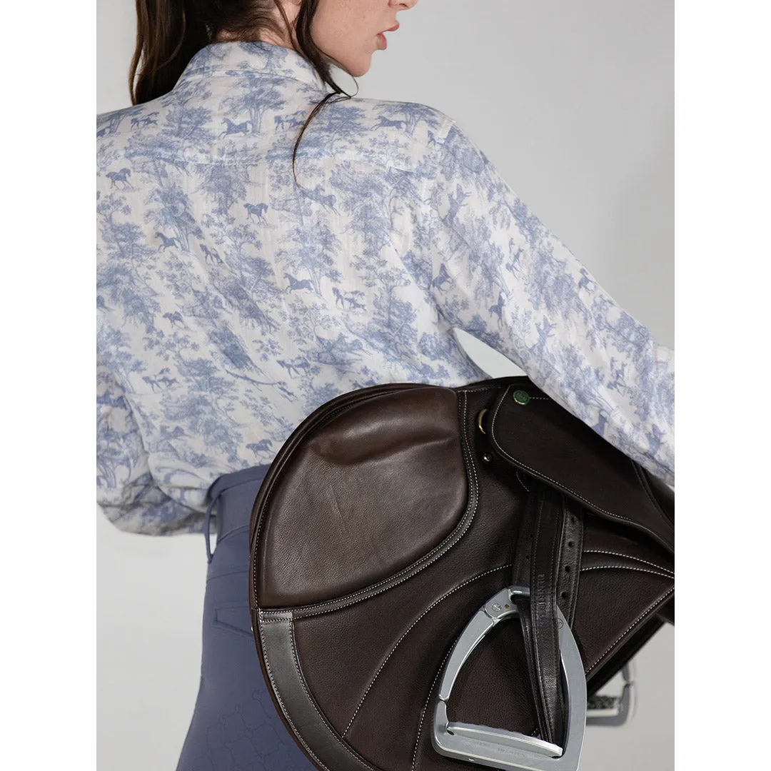 Dapplebay Breezy Button Up blouse Moonrise katoen
