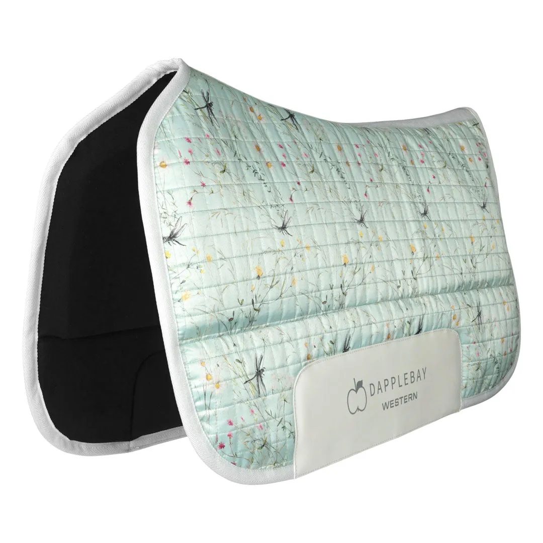 Dapplebay Dragonfly Meadow westernpad groen 32x36 vilt