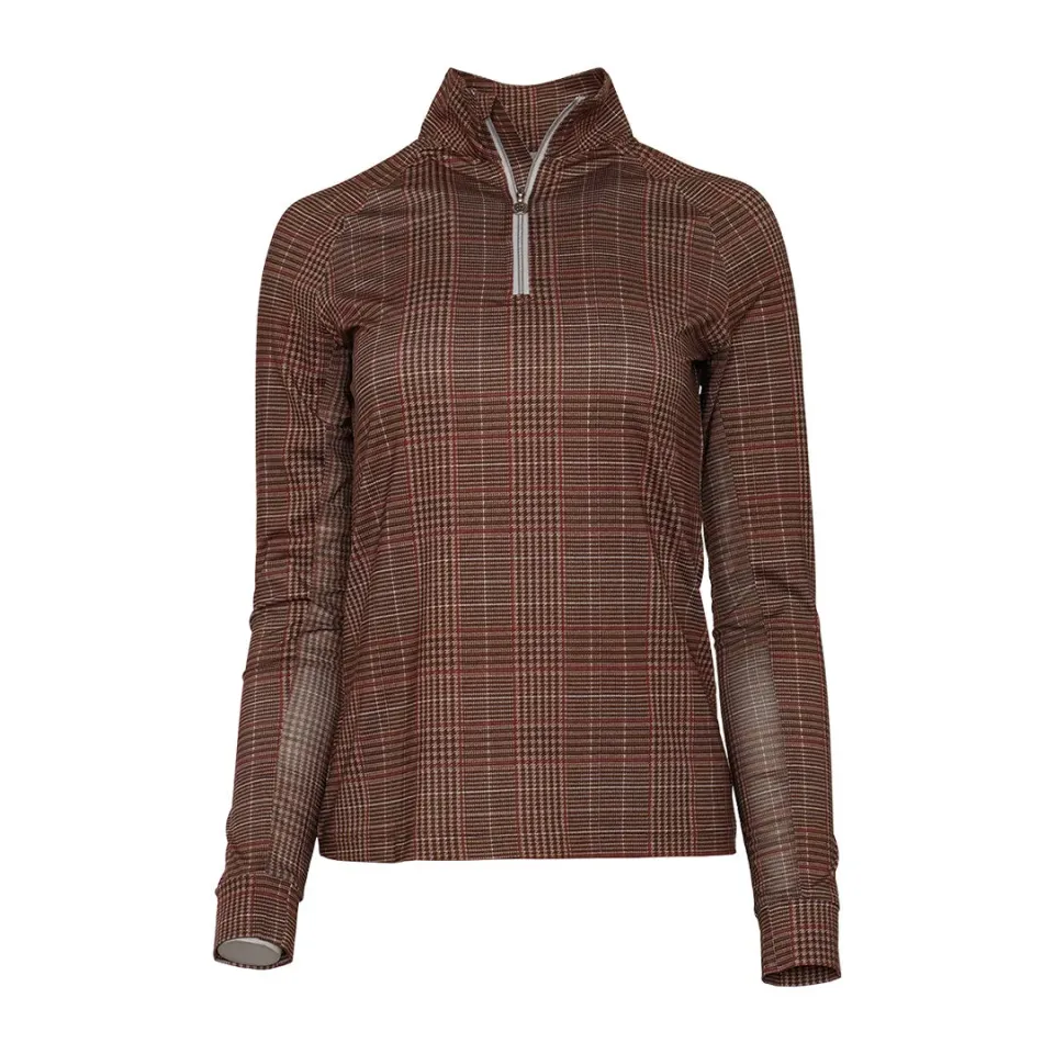Dapplebay Heirloom 1/4 Zip rijshirt multi lange mouw