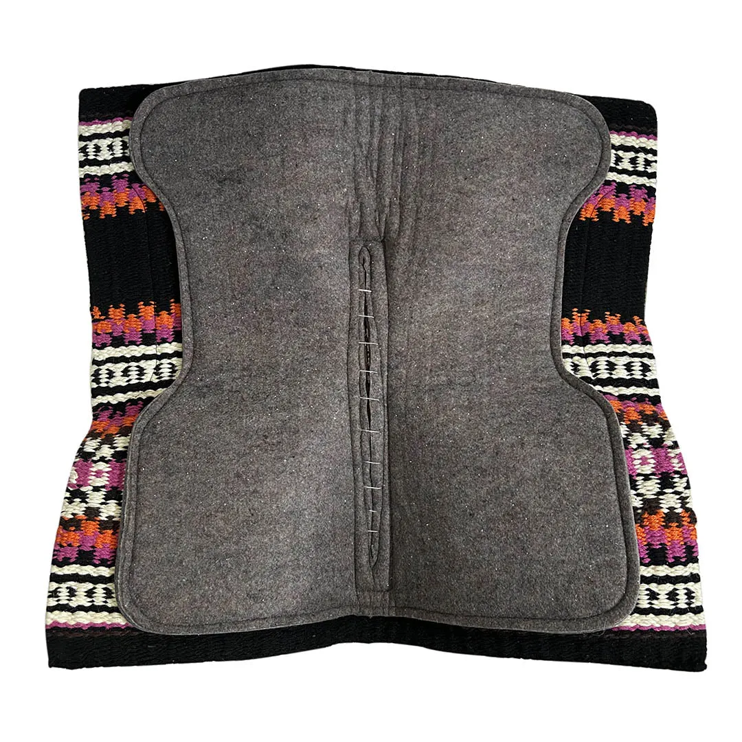 TuffRider Enigma western zadelpad Grid 34x36 wol
