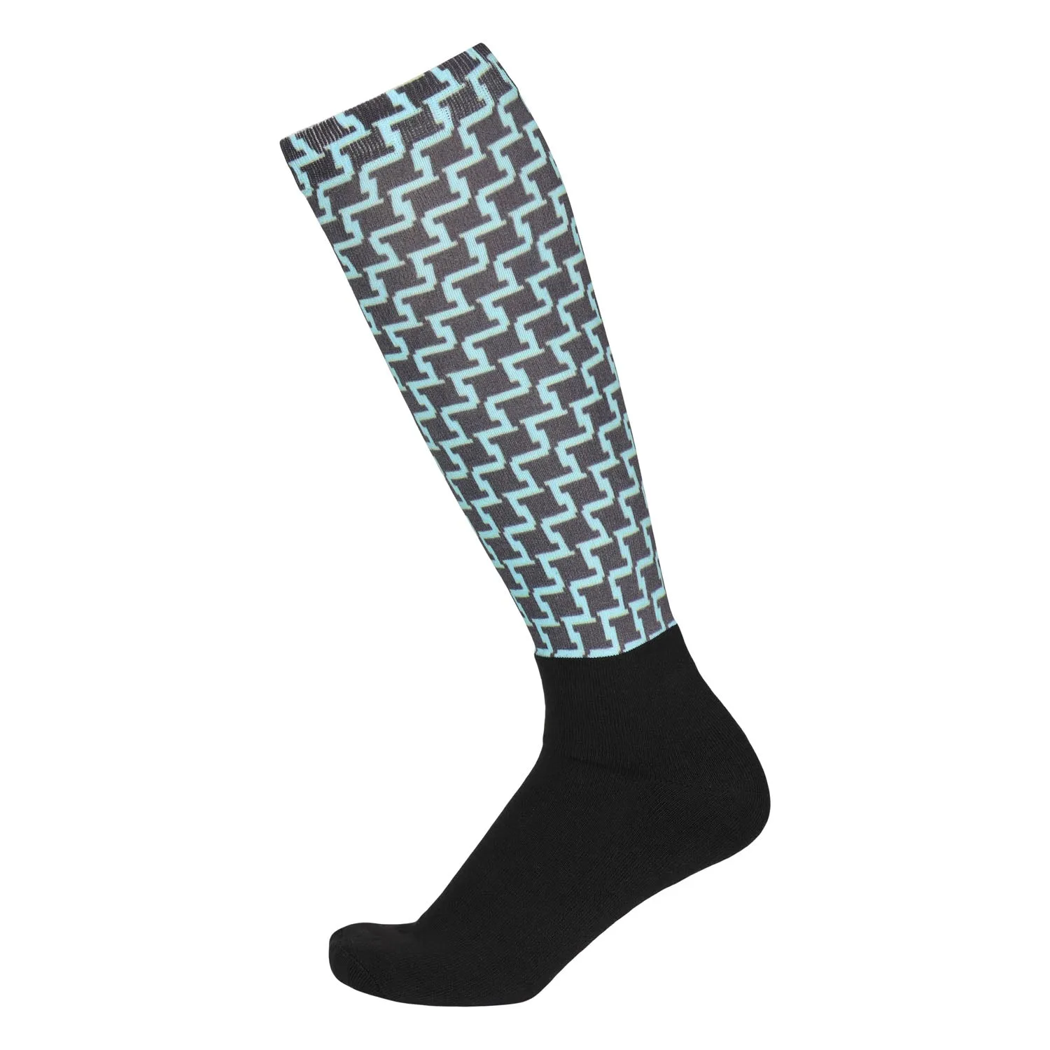 Equine Couture Lola rijsokken 3-pack blauw mix stretch