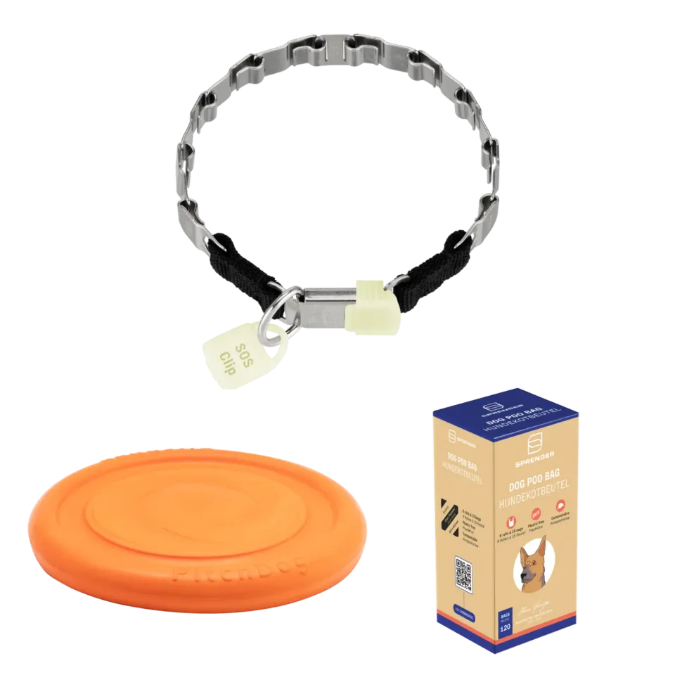 HS Sprenger NeckTech Fluo honden halsbandset 48 cm