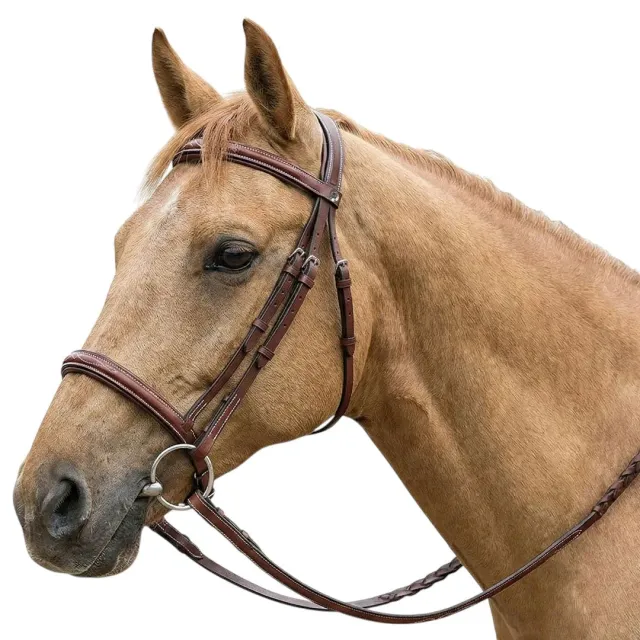 Henri de Rivel Pro hoofdstel Havana Cob comfort-neksstuk