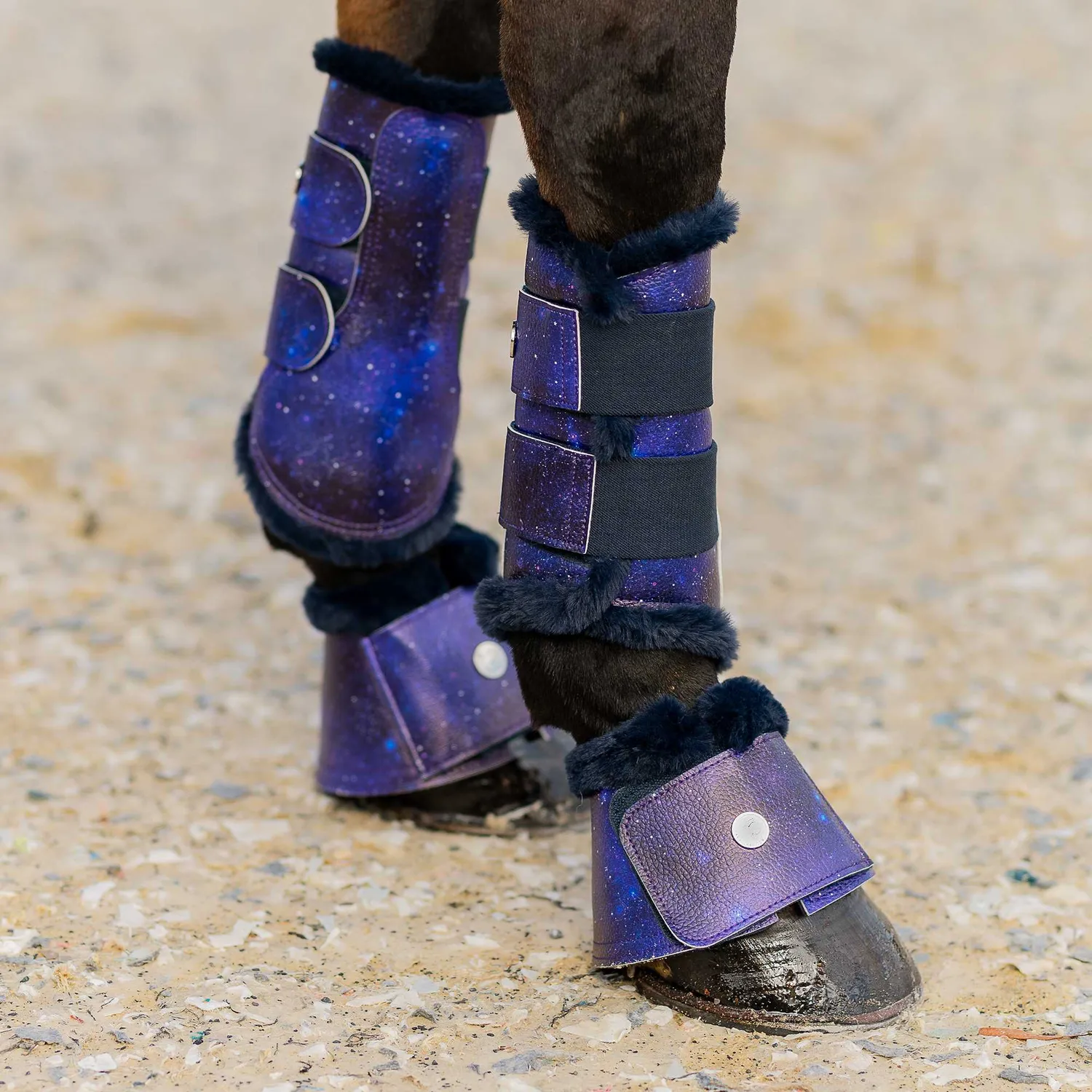 Dapplebay Constellation brush boots Navy Multi S