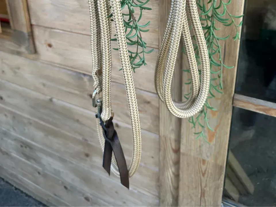Mushabu Basic leadrope doorgestoken touw eigen clip
