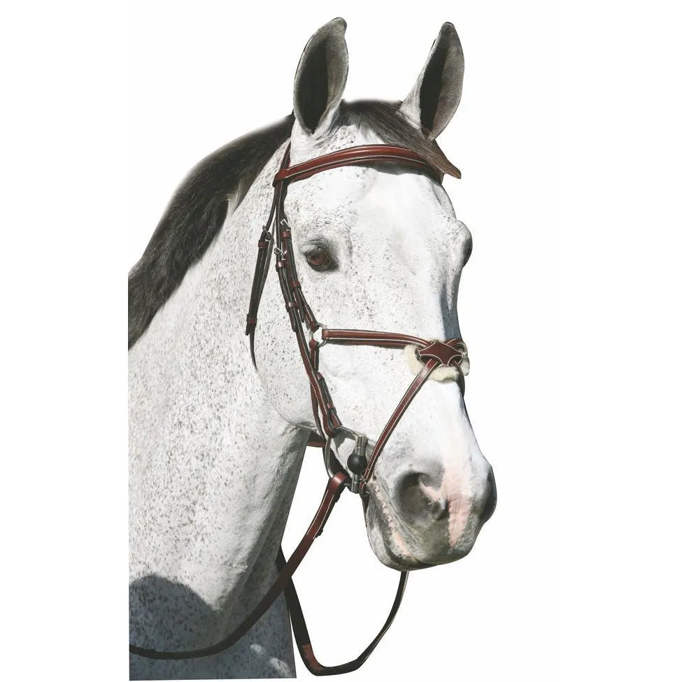 Henri de Rivel Pro Mono Crown hoofdstel figure 8 zwart cob