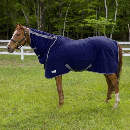 TuffRider Fleece Cooler zweetdeken zwart combo