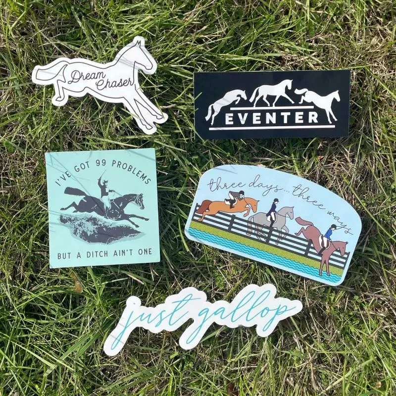 Dapplebay Eventing stickers Multi 5-pack eventing