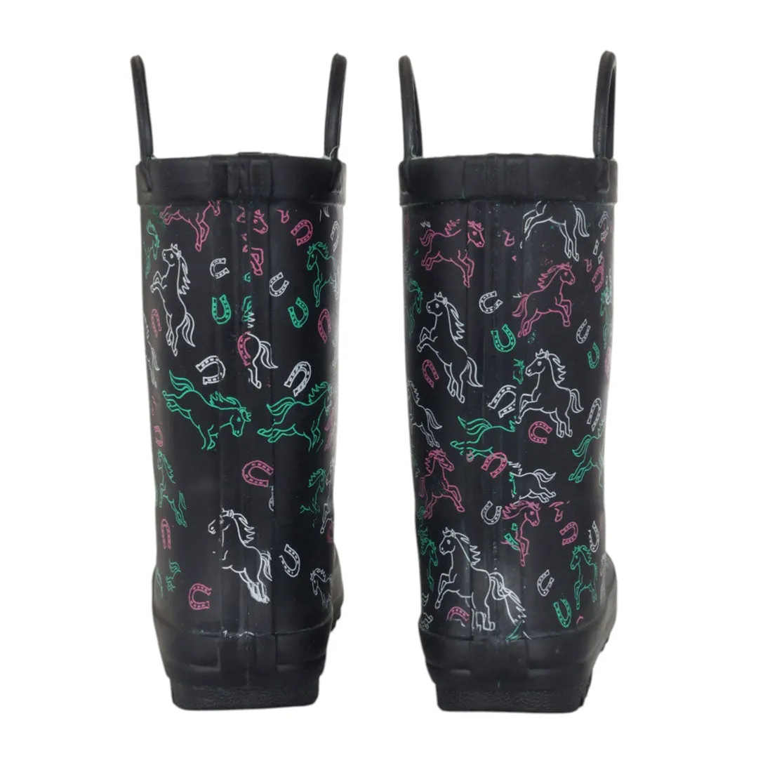 TuffRider BarnMule Pony Pals regenlaarzen midnight herd