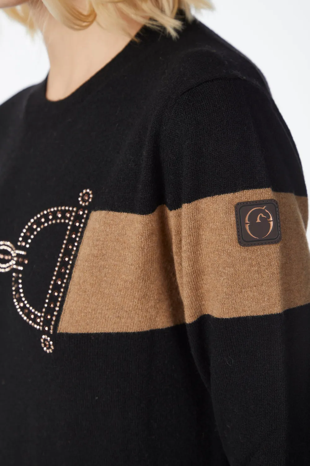 Vestrum Vasteras trui dames wol cashmere beige