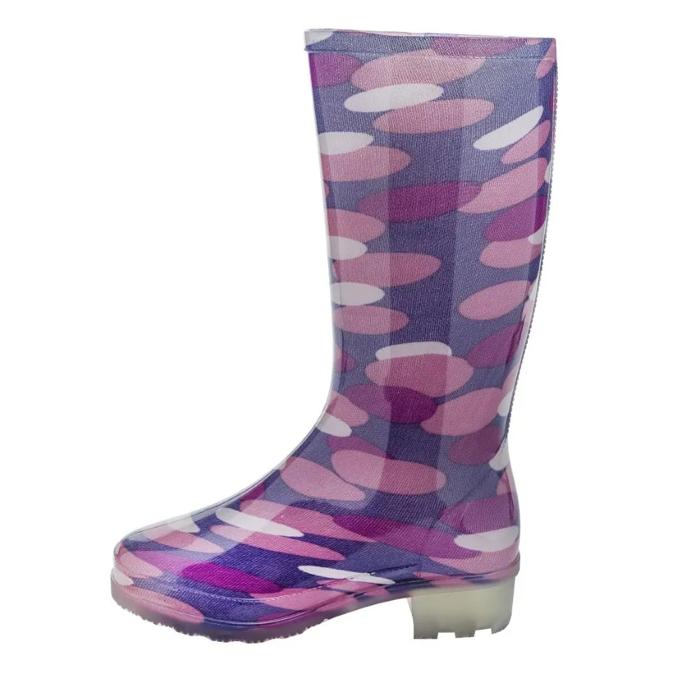 TuffRider Sumatra kinder regenlaarzen zwart rubber