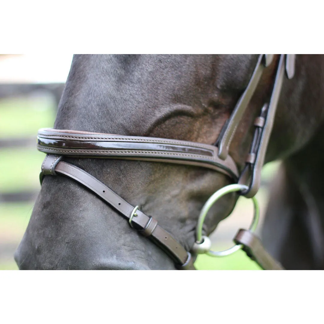 Henri de Rivel Pro Piaffe hoofdstel havana lak cob