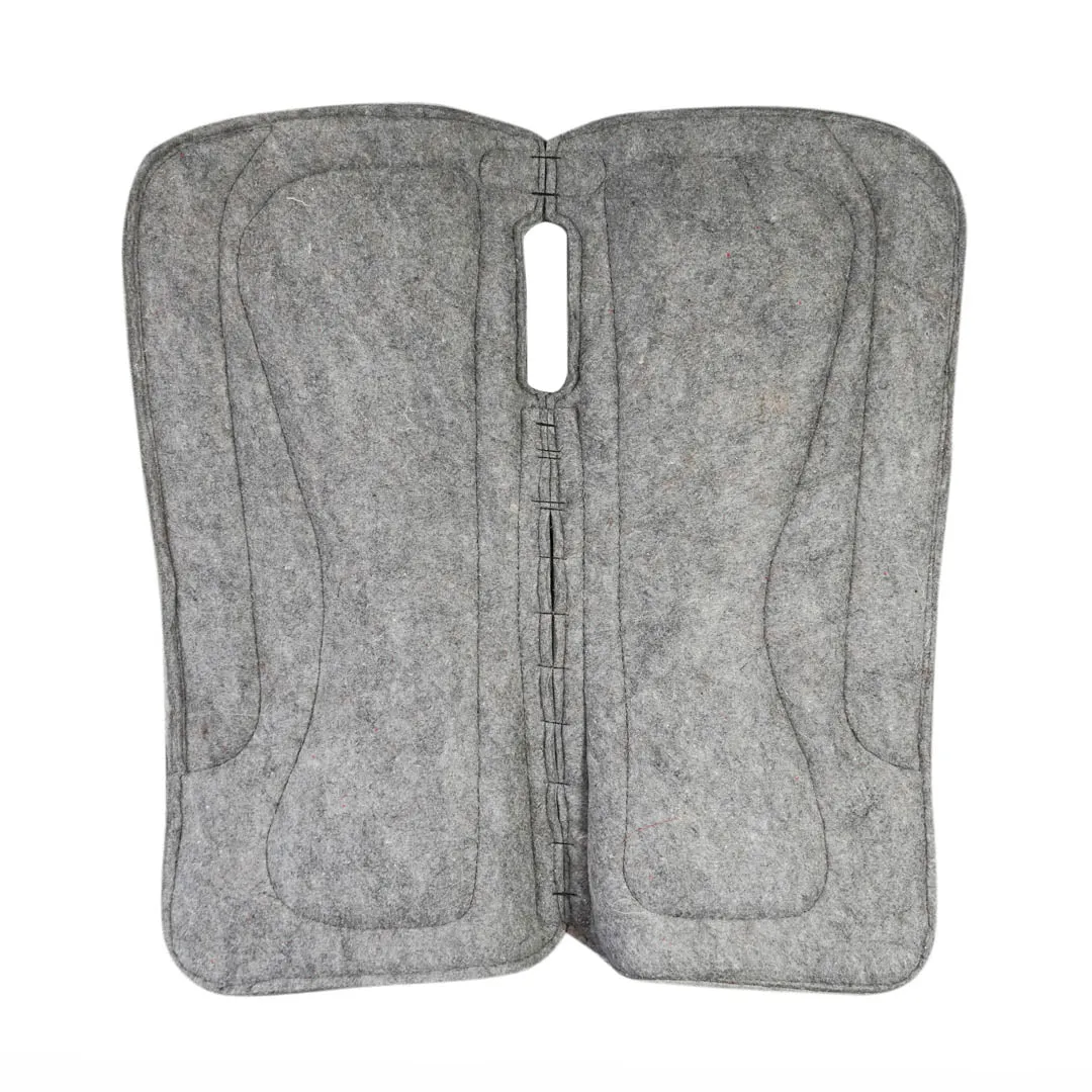 TuffRider Contoured Double Weave westernpad crème 81x81 wolmix