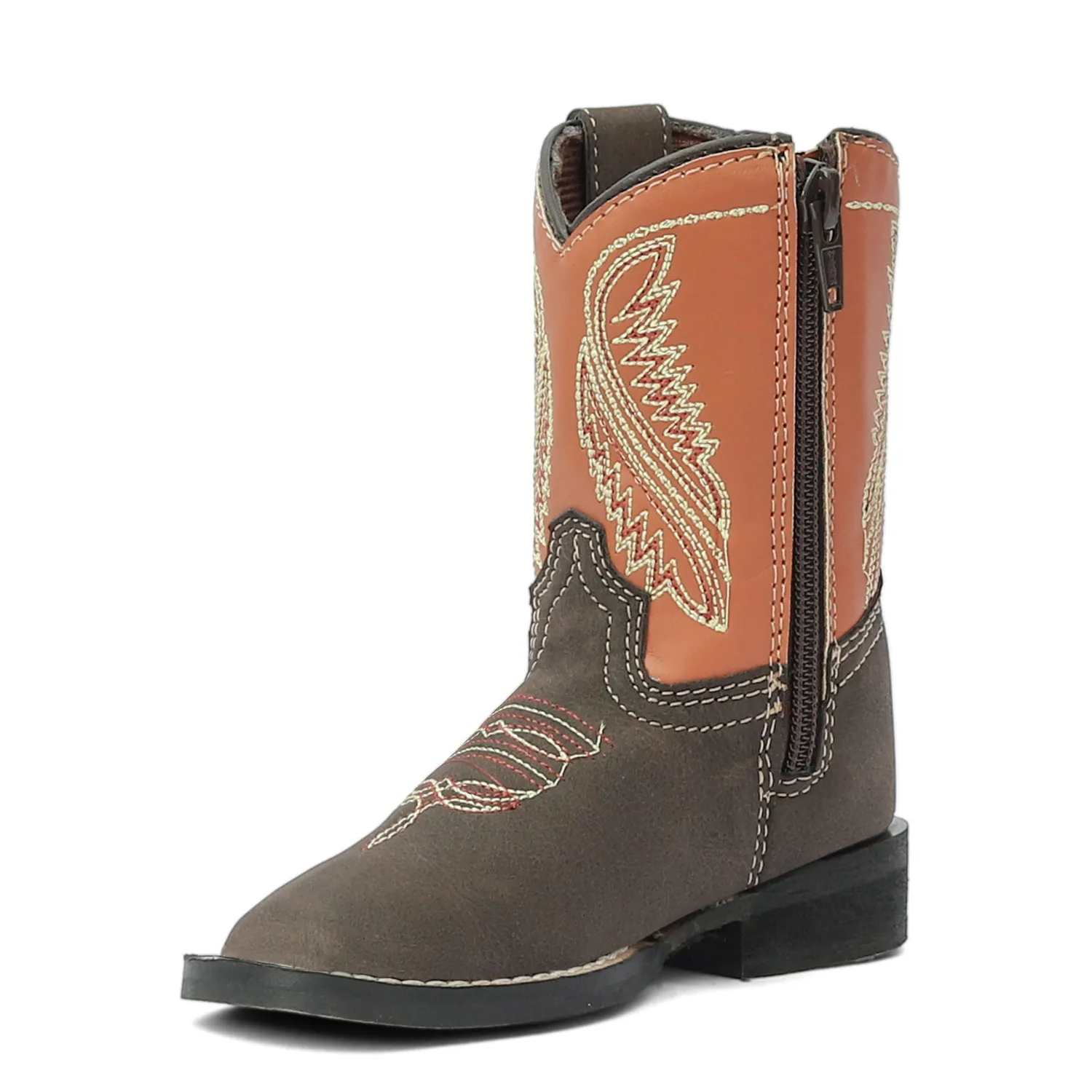TuffRider Big Bend western laarzen mokka ronde neus