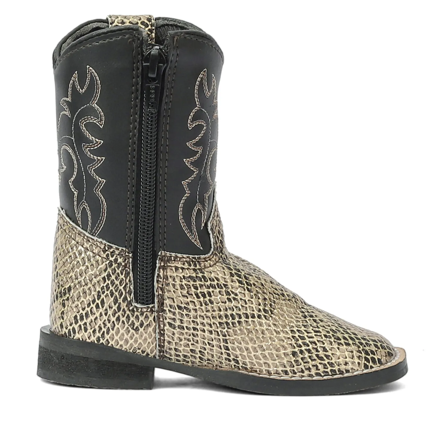 TuffRider Snake in Boot westernlaars zwart kind