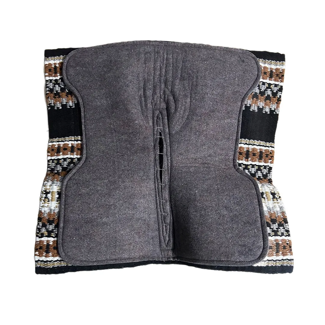 TuffRider Candence Knit western zadeldek 34x36 Turquoise wolmix