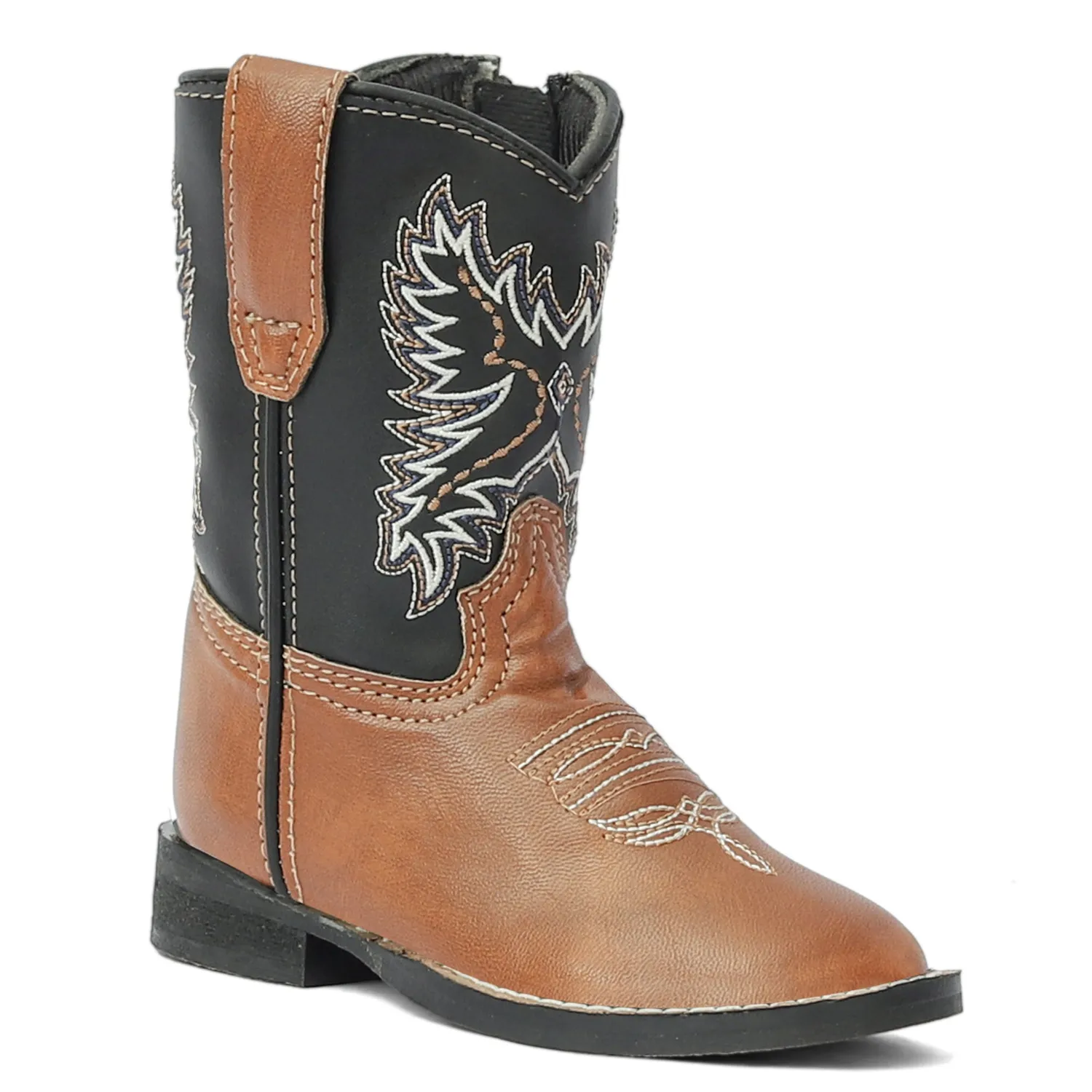 TuffRider Olympic peuter westernlaarzen Tan square toe
