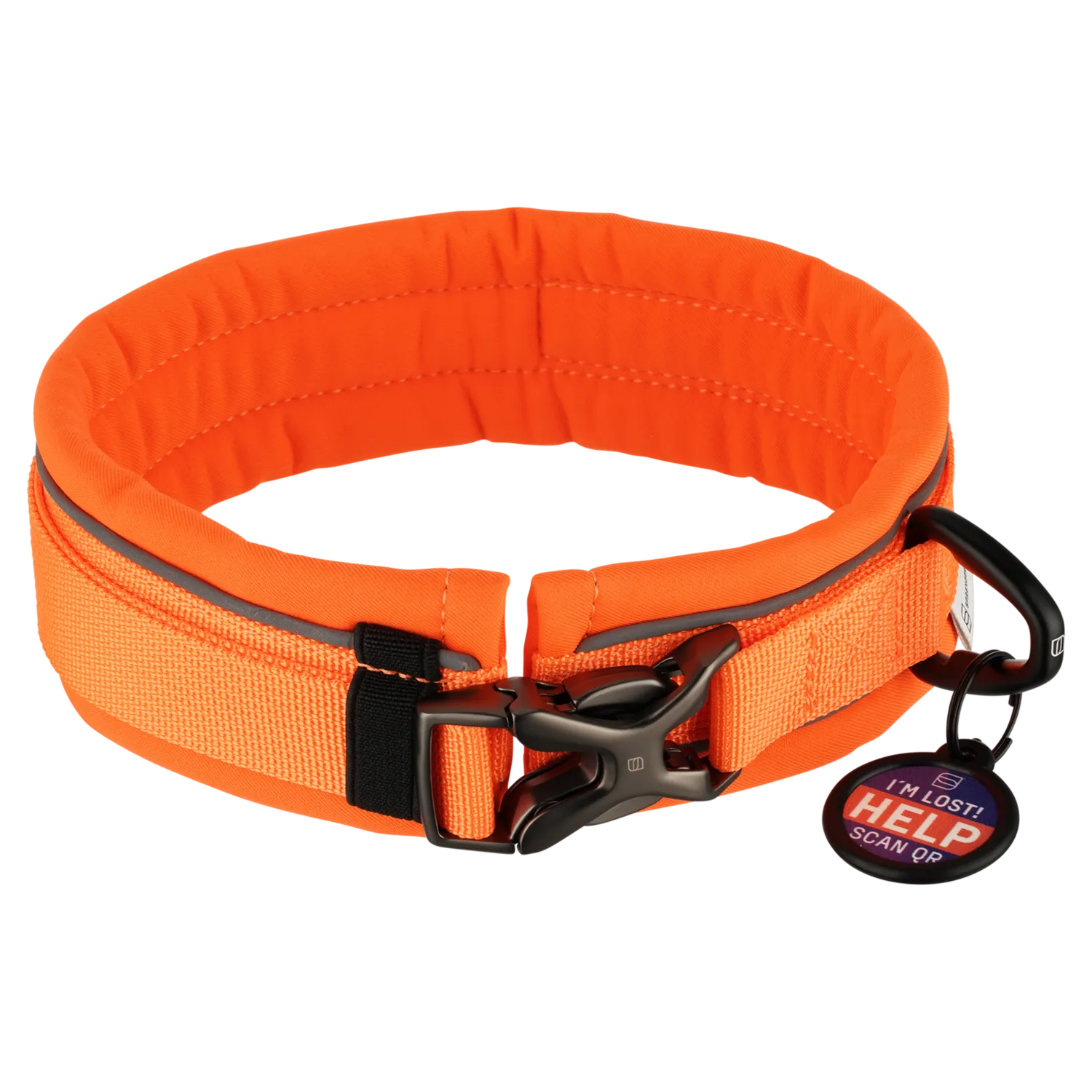 Herm Sprenger 59540 honden halsband 40-55 cm zwart