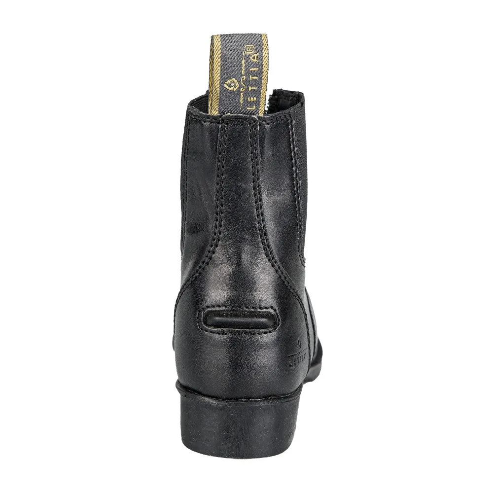 Lettia Children's Paddock Boots jodhpurschoenen zwart waterafstotend