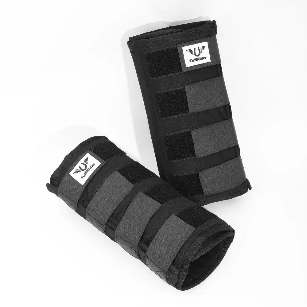 TuffRider Ice Boots koelgamaschen zwart paar fleece