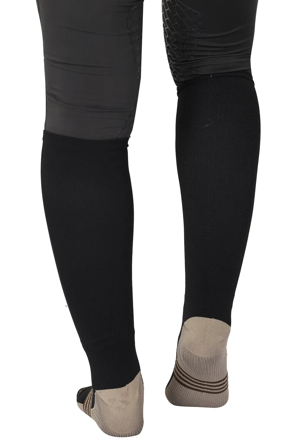 TuffRider Compression rijsokken Zwart Beige