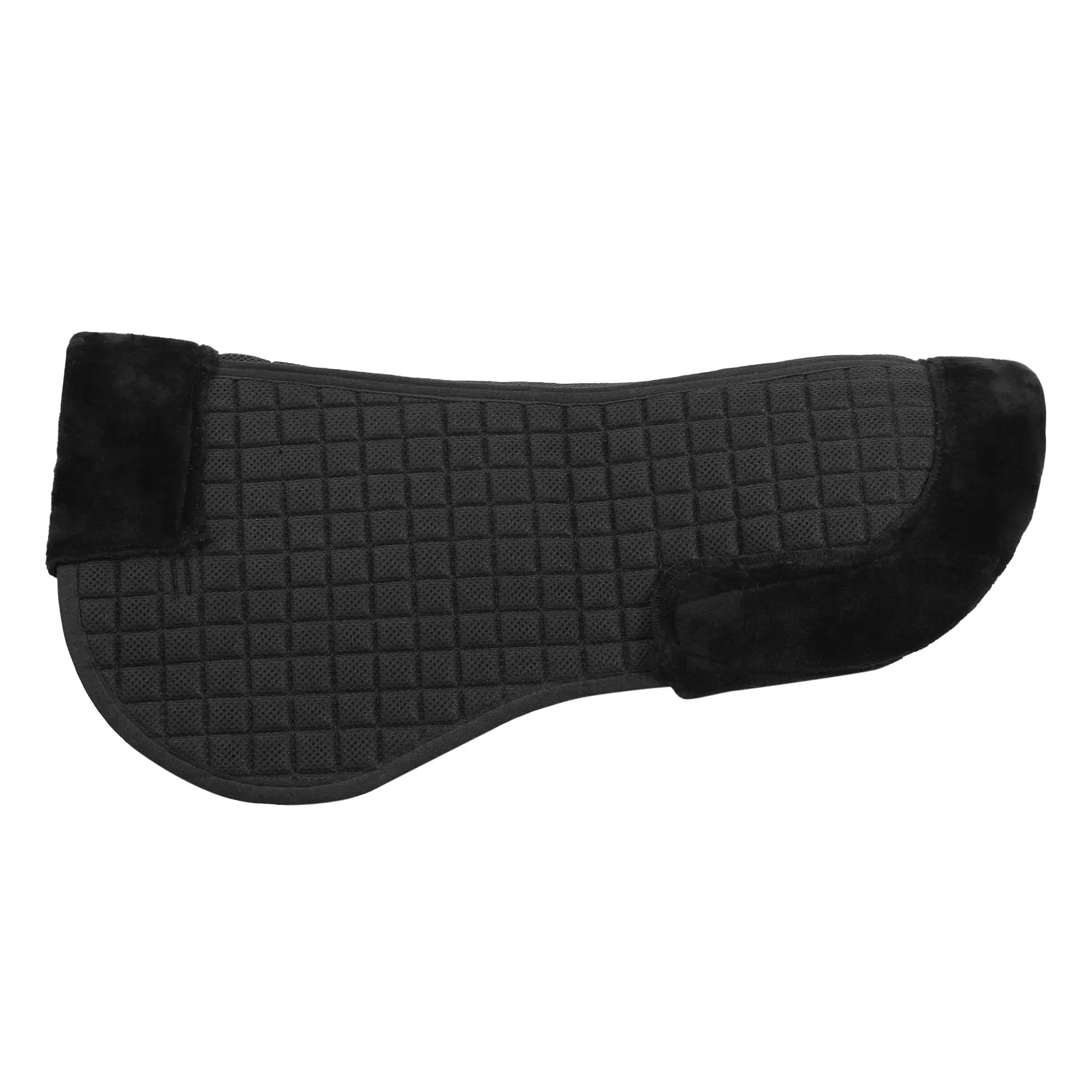 Lettia Coolmax Sherpa halve pad STD Black White quilt