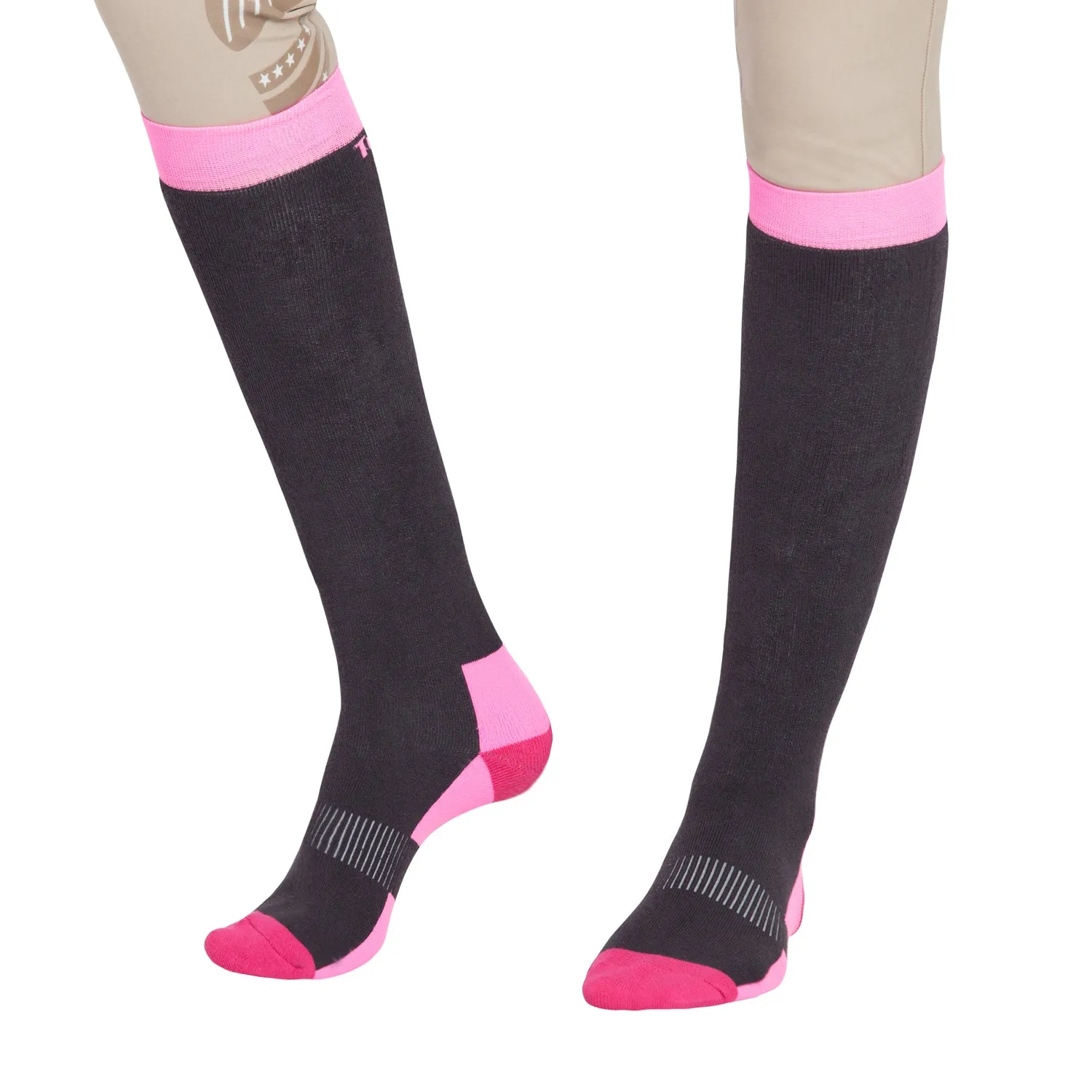 TuffRider Neon Winter kniekousen neon 3-pack