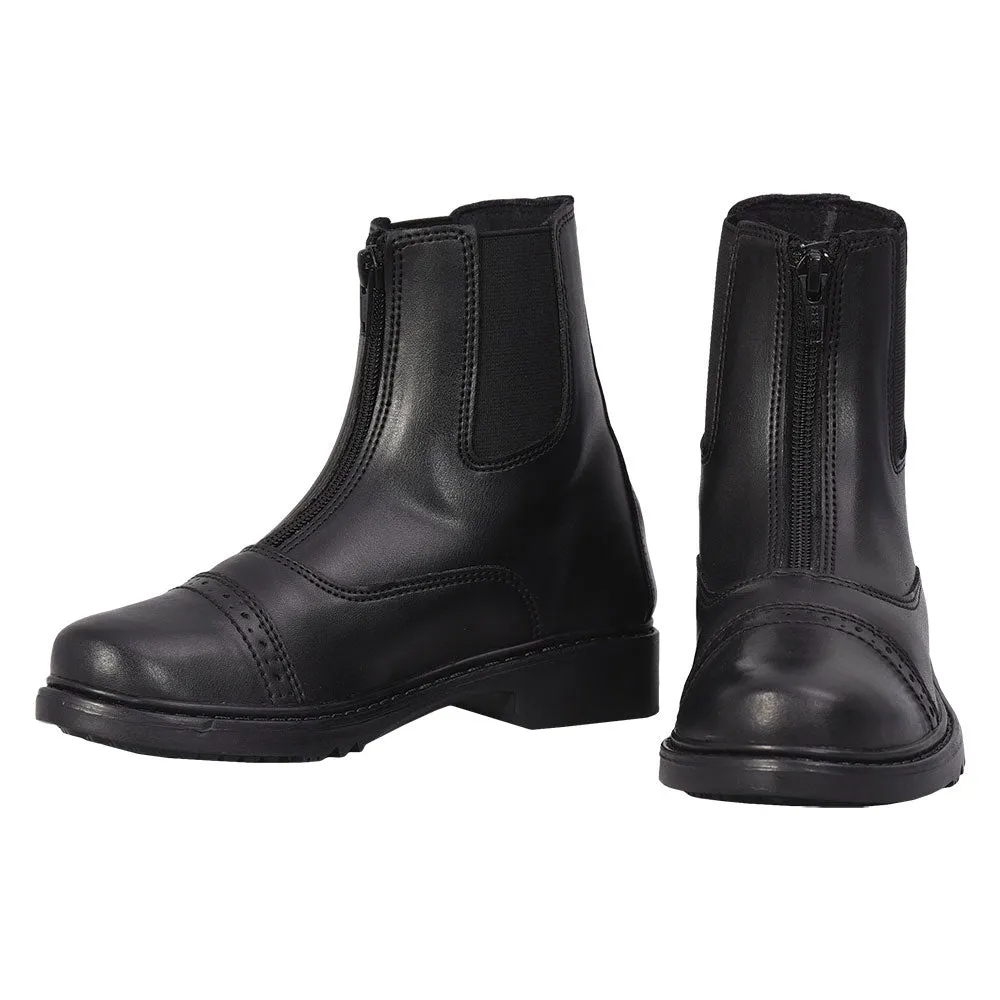 TuffRider Starter Front Zip kinder jodhpurschoenen zwart rits