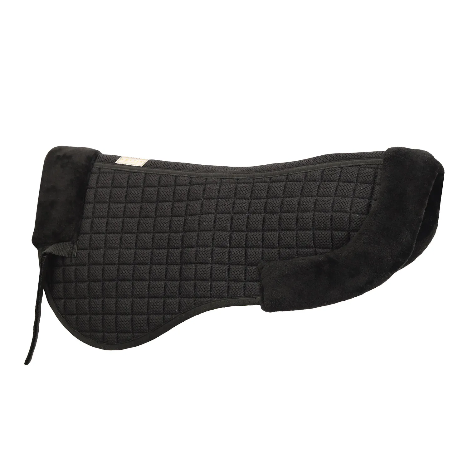 Lettia Coolmax Sherpa halve pad STD Black White quilt