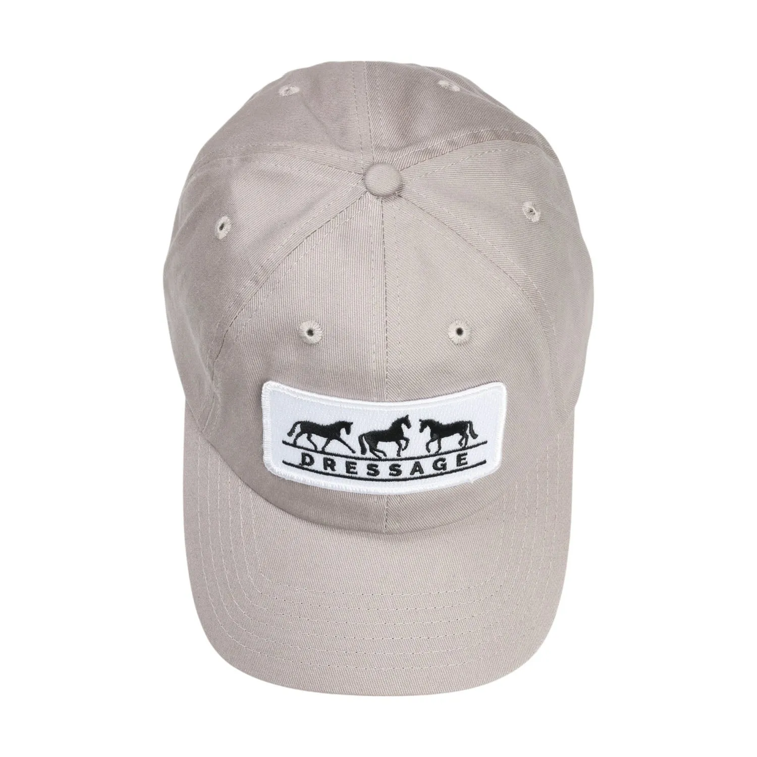 Dapplebay Dressage pet lichtgrijs one size dressuurlogo