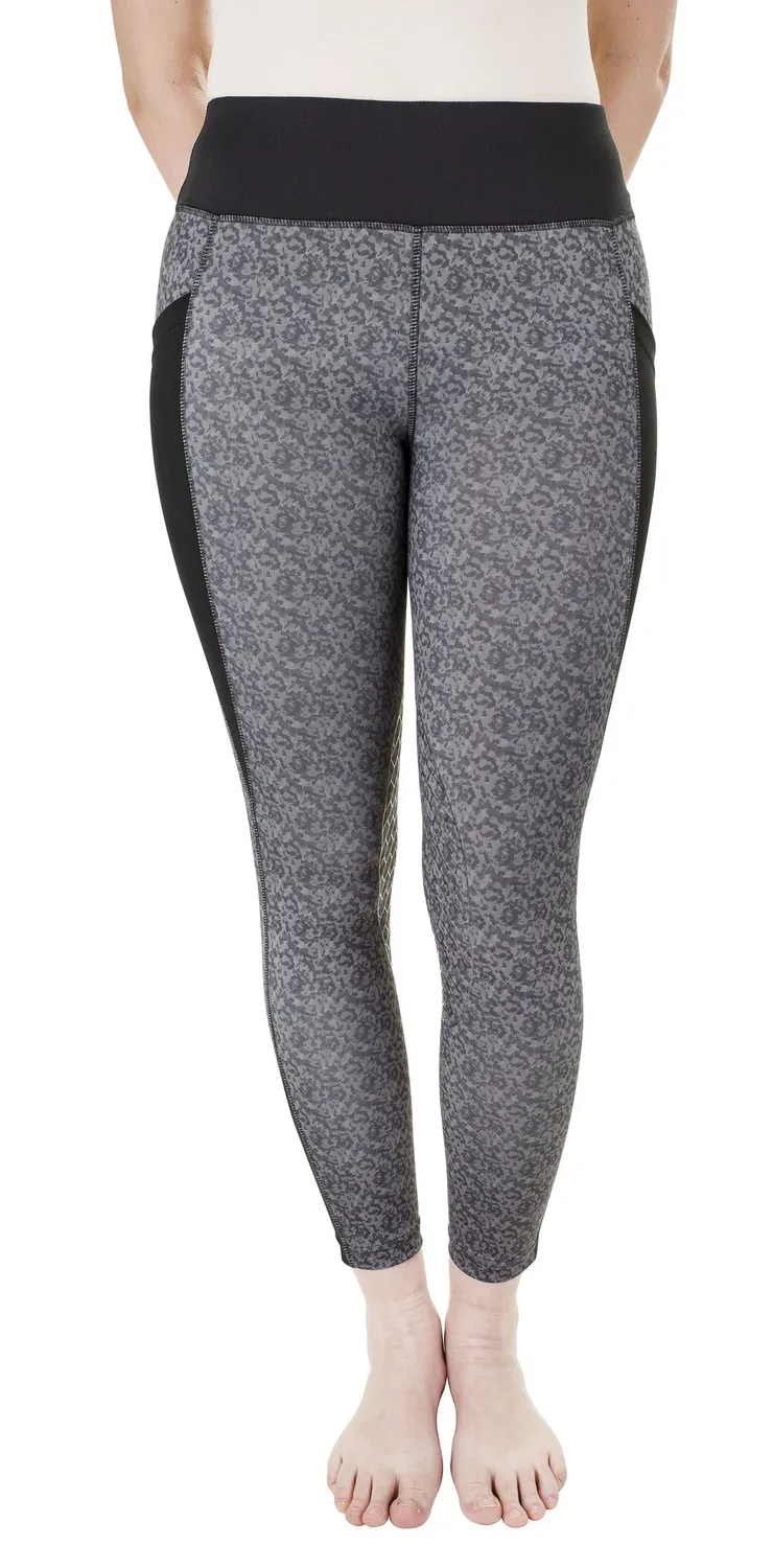 TuffRider Minerva Camo rijlegging Black/Charcoal ademend