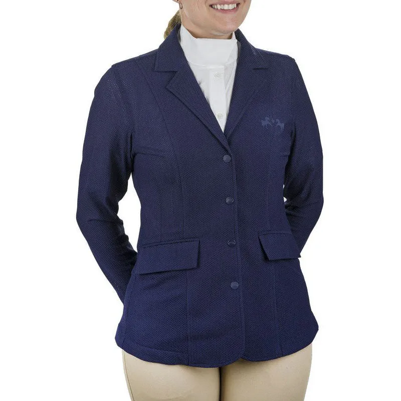 Equine Couture EquiVent dames showjas navy mesh