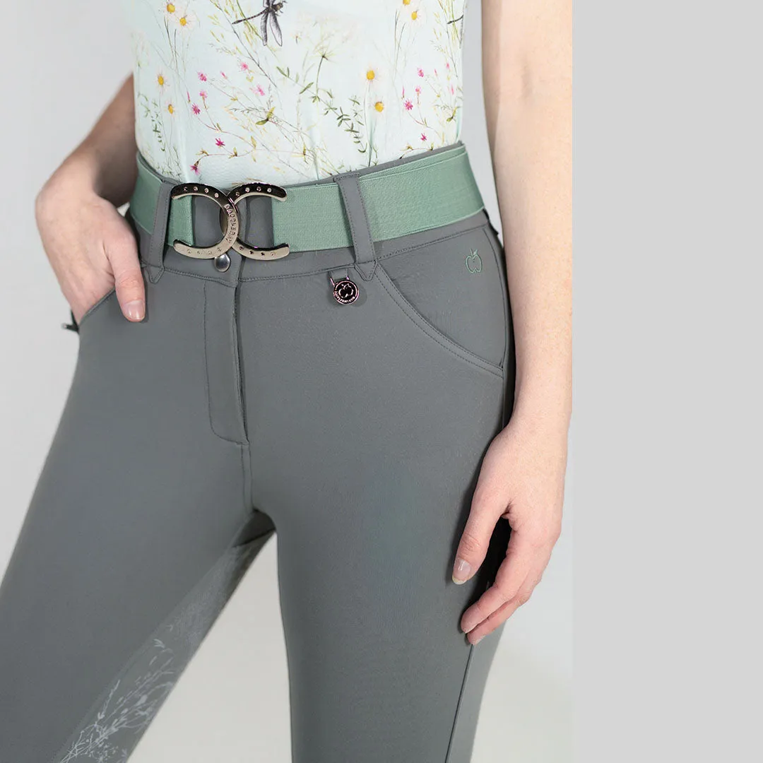 Dapplebay Dragonfly Meadow rijbroek graphite M silicone