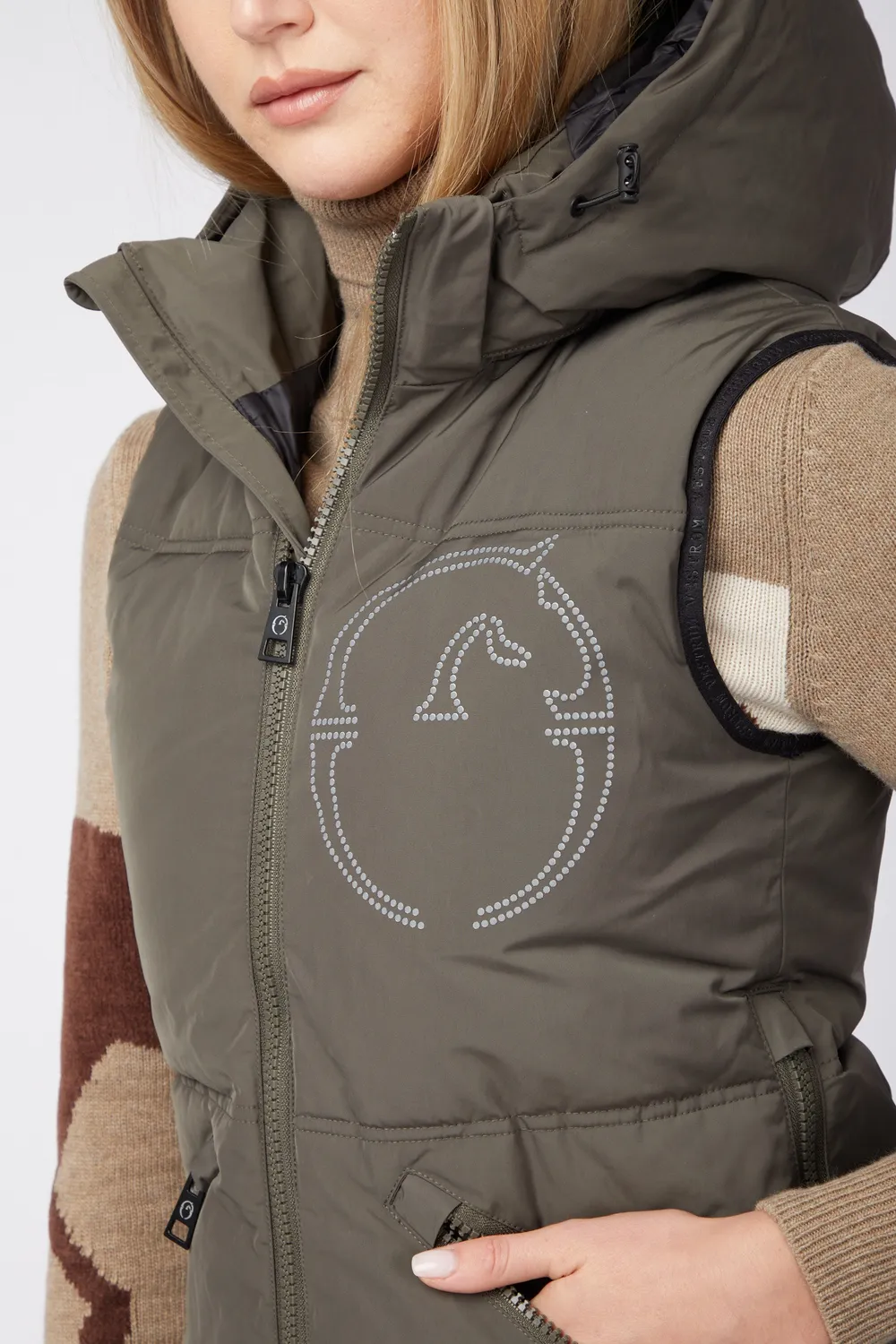 Vestrum Herne bodywarmer dames met capuchon