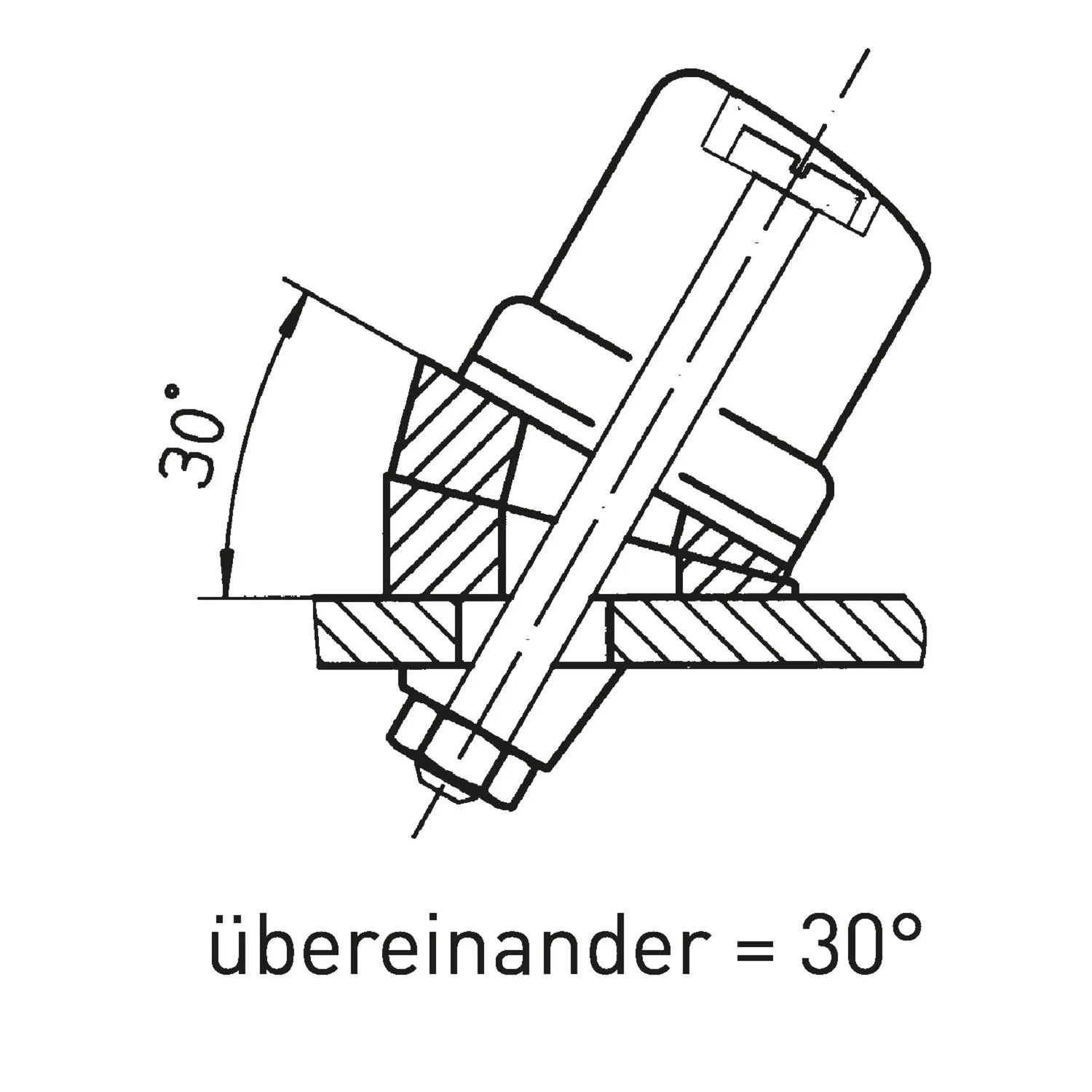 HS Sprenger onderlegwig 15° wig 3-6 mm 29 mm RVS