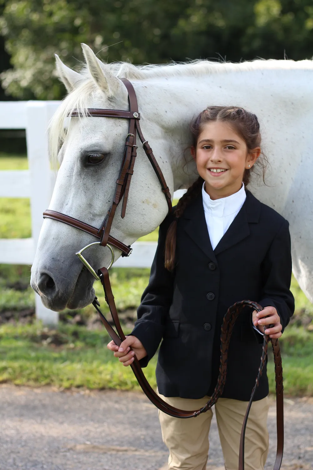 TuffRider Starter Show Coat kinder wedstrijdjas Navy