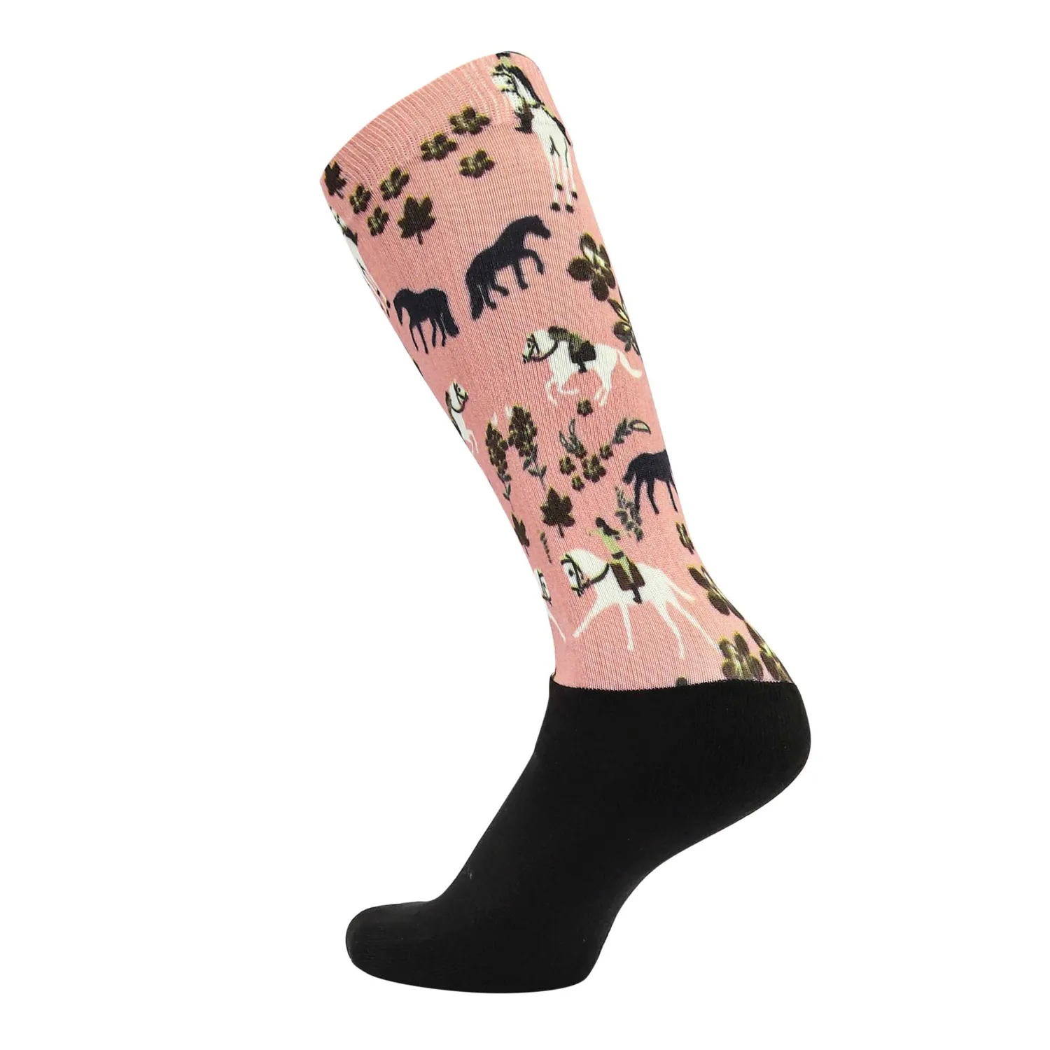Equine Couture Springtime Schooling laarzensokken print