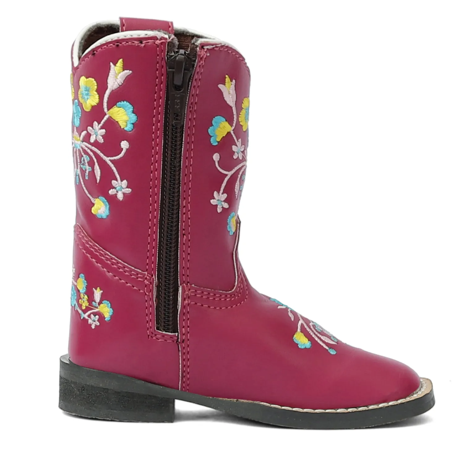 TuffRider Floral Cowgirl westernlaars peuter hot pink bloemen