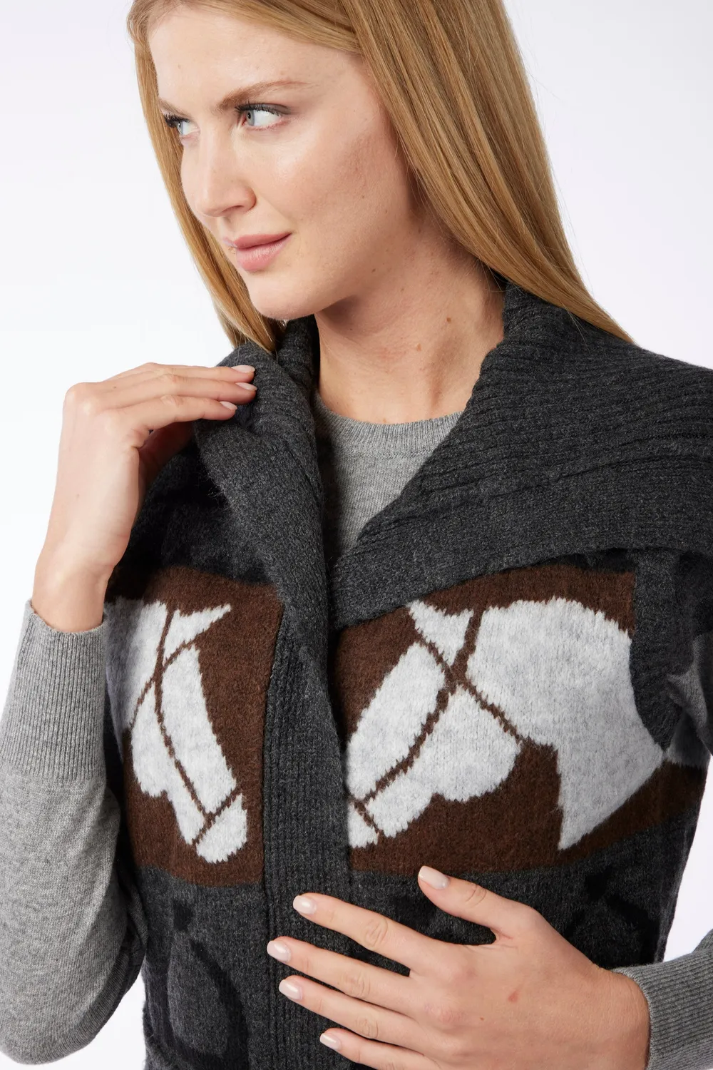 Vestrum Vila Real dames bodywarmer col jacquard