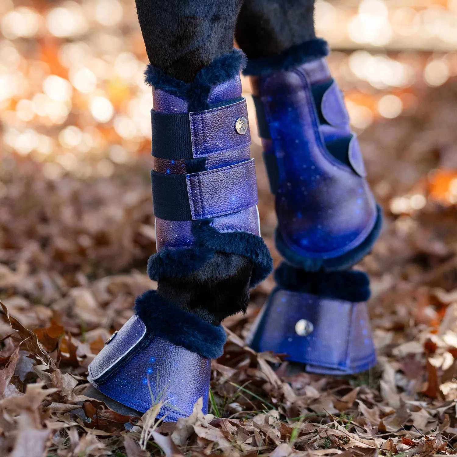 Dapplebay Constellation brush boots Navy Multi S