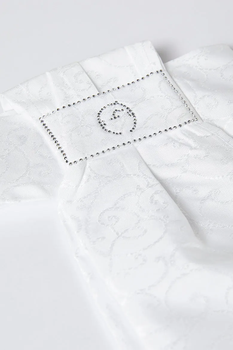 Vestrum Brienz Plastron Dressuur Dames Wit Damast One Size