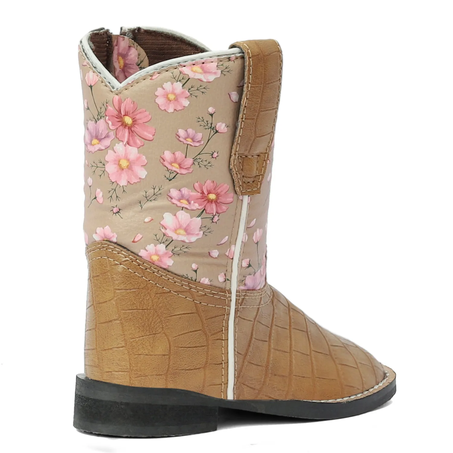 TuffRider Dunes peuter westernlaarzen tan bloemen