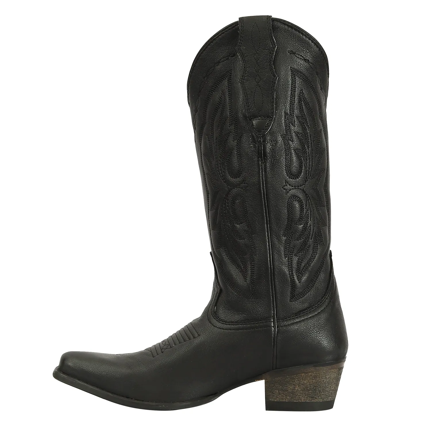 TuffRider Cowtown Mid Height Western Laarzen Zwart Leer