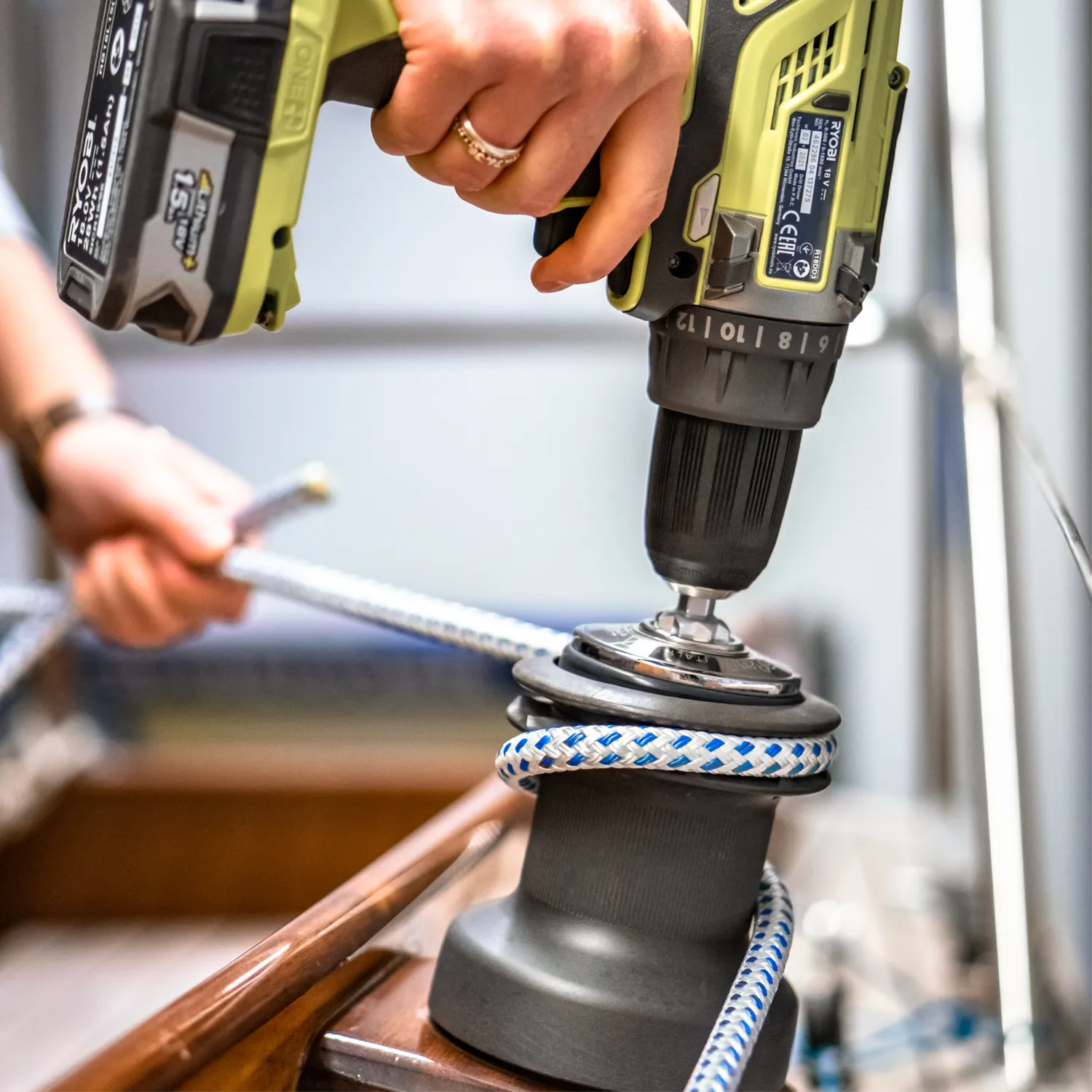Herm Sprenger Winch Bit lierbit voor accutol edelstaal
