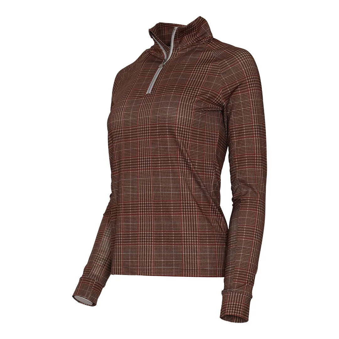 Dapplebay Heirloom 1/4 Zip rijshirt multi lange mouw