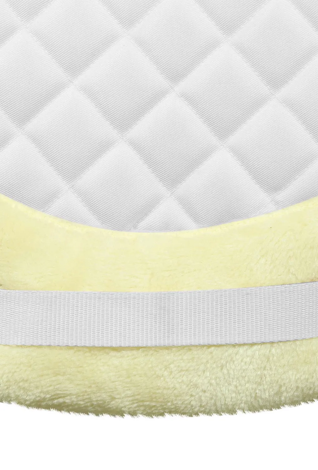 TuffRider Sherpa Fleece zadeldek wit gevoerd STD
