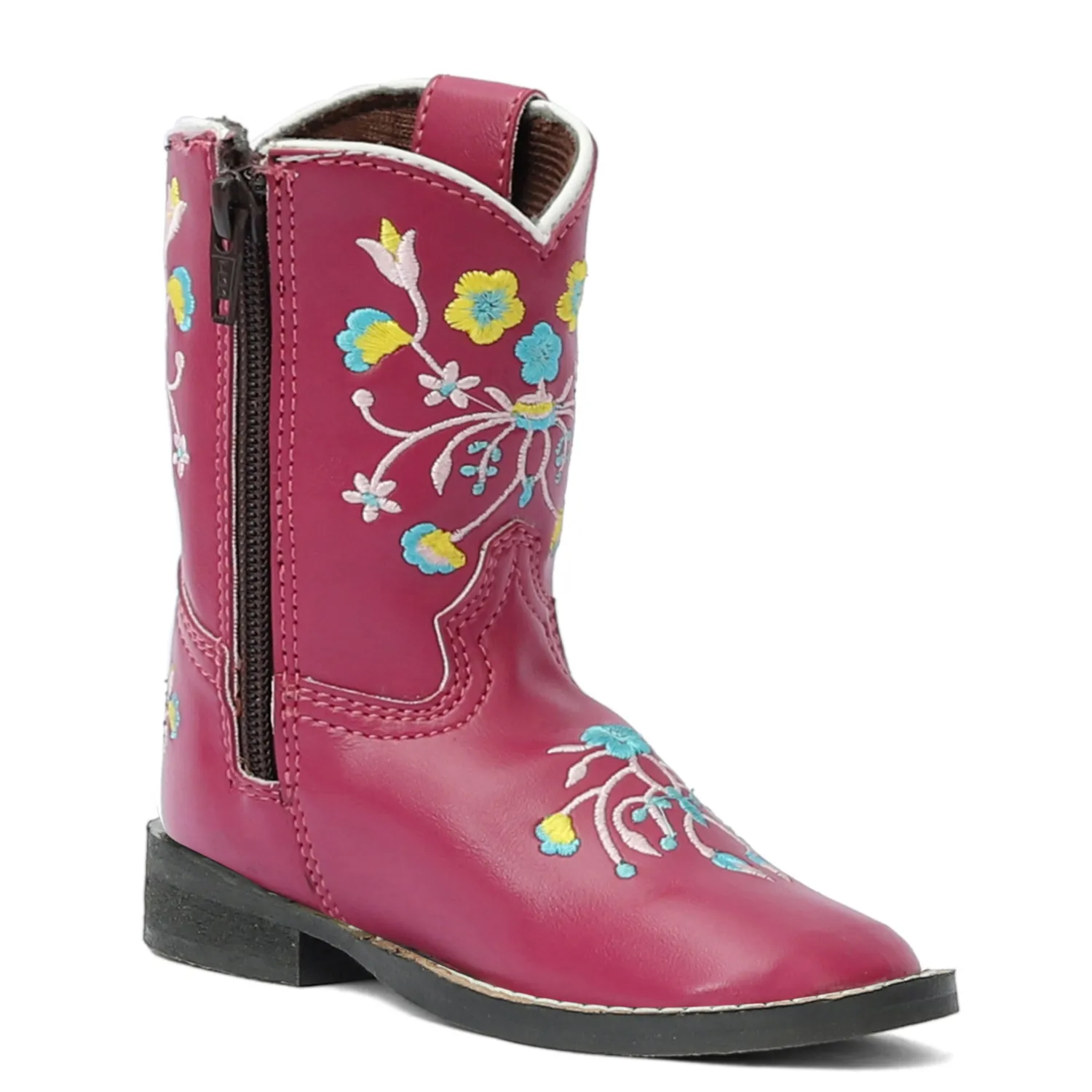 TuffRider Floral Cowgirl westernlaars peuter hot pink bloemen