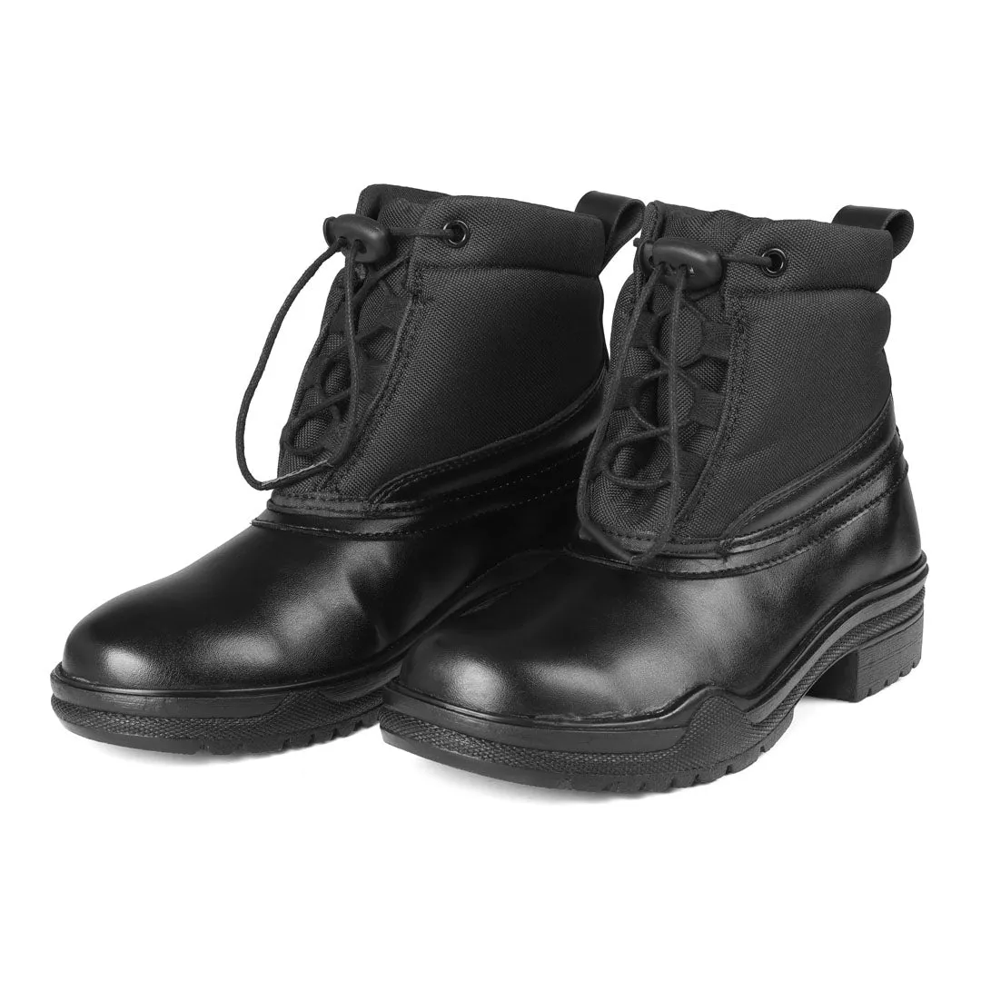 TuffRider Winter Trotter kinder jodhpurschoen zwart waterdicht