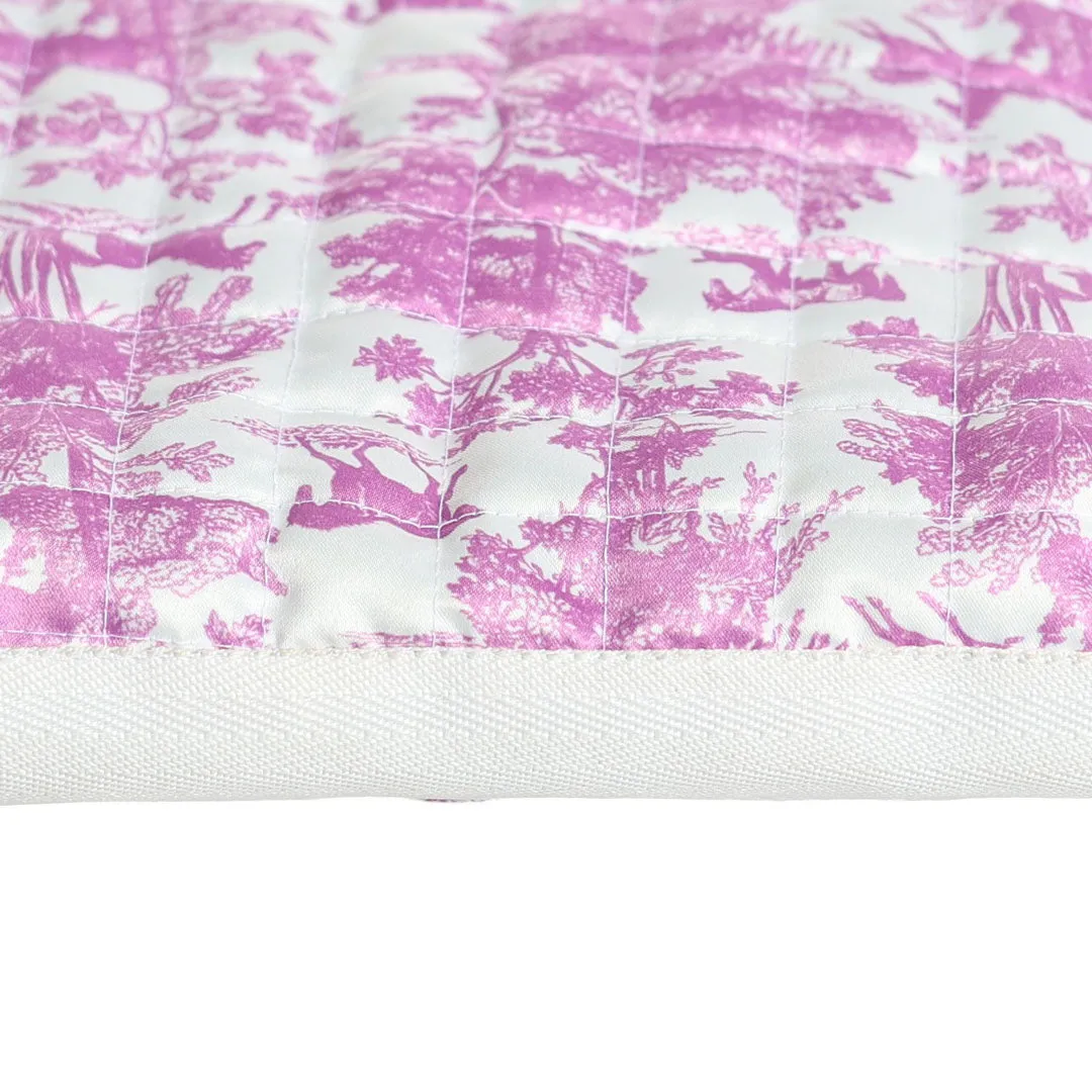 Dapplebay Equestrian Toile western zadelpad rose-white
